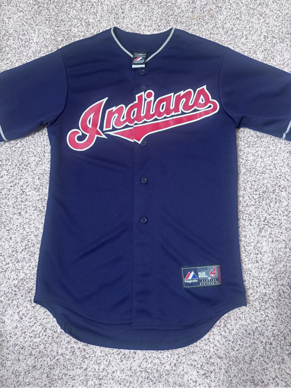 Majestic Men’s MLB Cleveland Indians Baseball Jersey
